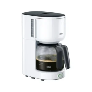Braun KF3100WH Angle View With Coffee