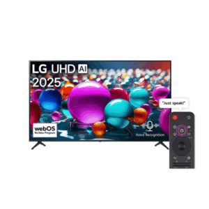 LG UA850006 Front View with Remote Control