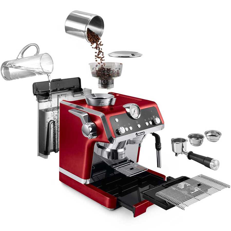 Delonghi EC9335R La Specialista Red Parts Coffee Machine