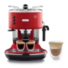 Delonghi Espresso Machine Red Front View ECO311R