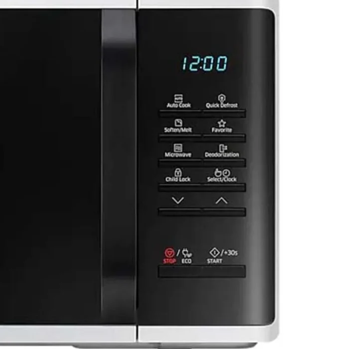 Samsung MS23K3513AW Control Pane