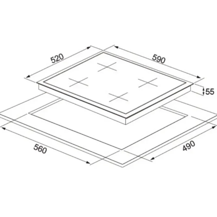 Silverline VC8210b01 Dimensions