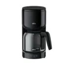 Braun KF3100BK Black Coffee Machine Front View