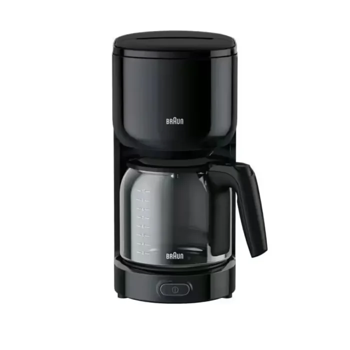 Braun KF3100BK Black Coffee Machine Front View