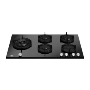 La Germania 90cm Black Glass Gas Hob