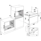 Technical Drawing Ariston Built-in Gas Oven
