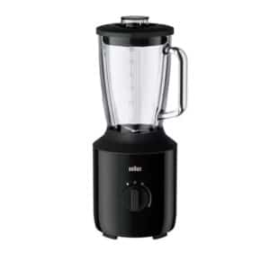 Braun Black Blender Glass Jug Front View