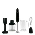 Smeg Hand Blender with Accessories Black HBF22BLEU