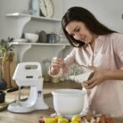 Kenwood Stand Mixer Lady Working