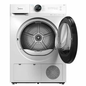 Midea MD200H110WB-w Heat Pump Dryer Front View Open Door