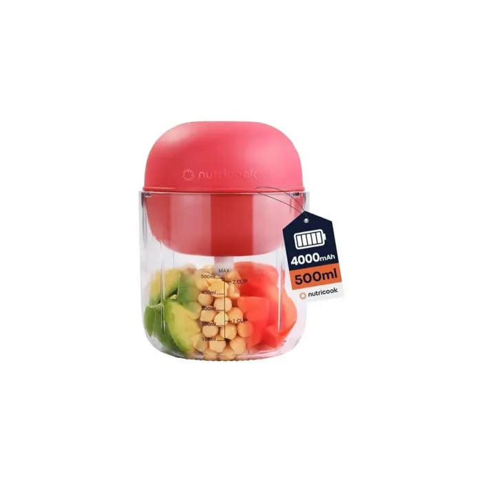 Nutricook Choppi Red With Specs Nutricook Choppi Red With Specs