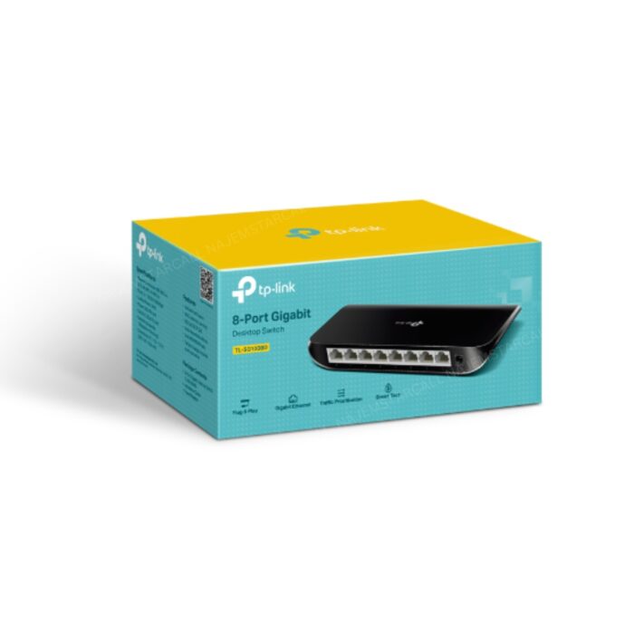 TP Link 8 Port Gigabit Switch TL-SG1008D Package TP Link 8 Port Gigabit Switch TL-SG1008D Package