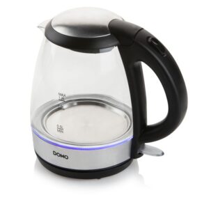 DOMO 1.2L Glass Water kettle DO9218WK