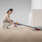 Dyson V15s Cleaning Under Closet