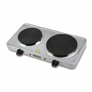 G3 ferrari G10122 Angle View Double Electric Hotplate