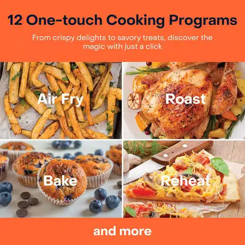 Nutricook NC-AFD185V Cooking Options