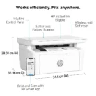 HP M141W Dimensions