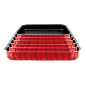 Tefal Set of 6 Rectangular Oven Trays
