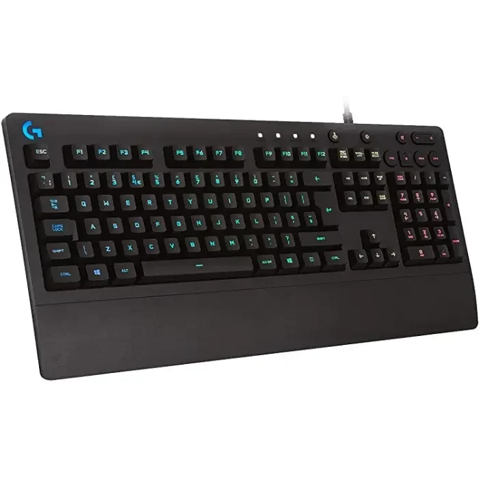 Logitech G213 Gaming Keyboard Angle View Logitech G213 Gaming Keyboard Angle View