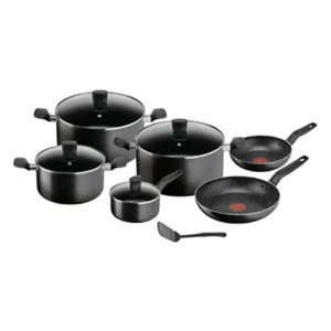 Tefal Dark Stone 11 Pieces Cookware Set B491BS85