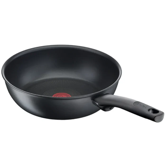 Tefal G6 Unlimited Wok Pan G2551902 Angle View Tefal G6 Unlimited Wok Pan G2551902 Angle View