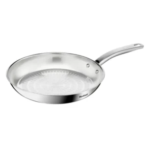 Tefal Intuition Stainless Steel Frypan Side View