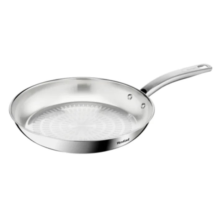 Tefal Intuition Stainless Steel Frypan Side View