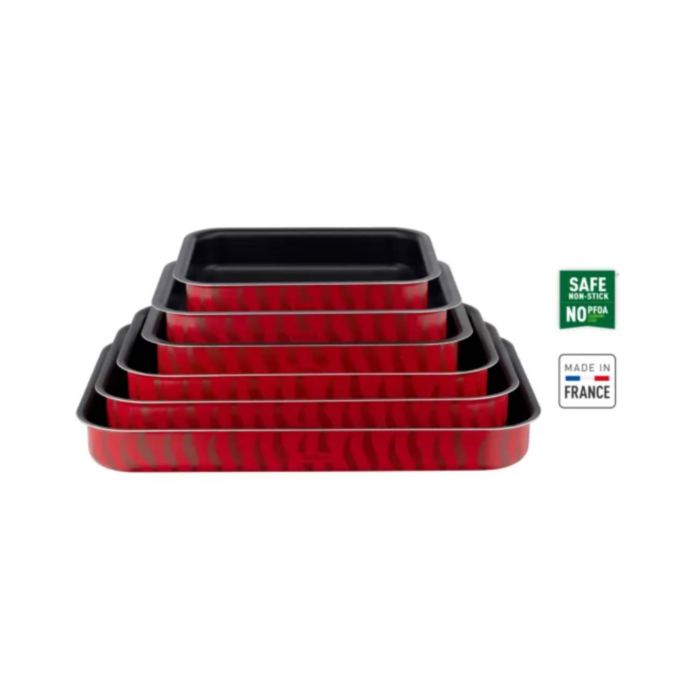 Tefal J5715682 Tempo Flame Oven Ware 6 Pieces Rectangular