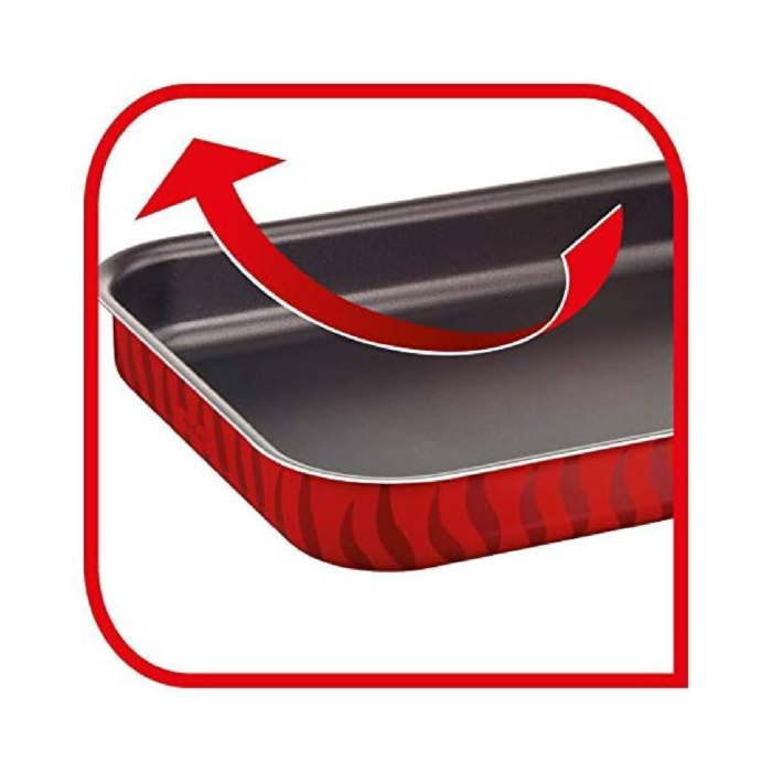 Tefal Tempo Flame Rectangular Oven Ware curved Corners
