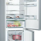 Bosch White Glass Refrigerator Inside