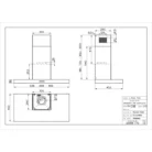 Faber Lebanon Black Matt Kitchen Hood 90cm Technical Sheet