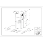 Faber Lebanon Black Matt Kitchen Hood 90cm Technical Sheet 2
