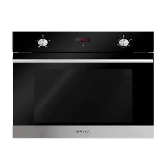 Flora Built-in Gas Oven Black Glass