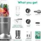 Nutribullet NBR1212M Blender with accessories