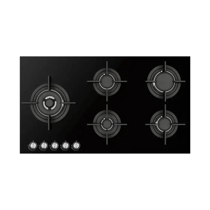 Smalvic CI905VPIN 90cm Built-in Black Glass Gas Hob Lebanon Smalvic CI905VPIN 90cm Built-in Black Glass Gas Hob Lebanon