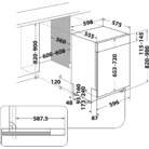 Ariston lbc3c26fx Dimensions Diagram dishwashers-2