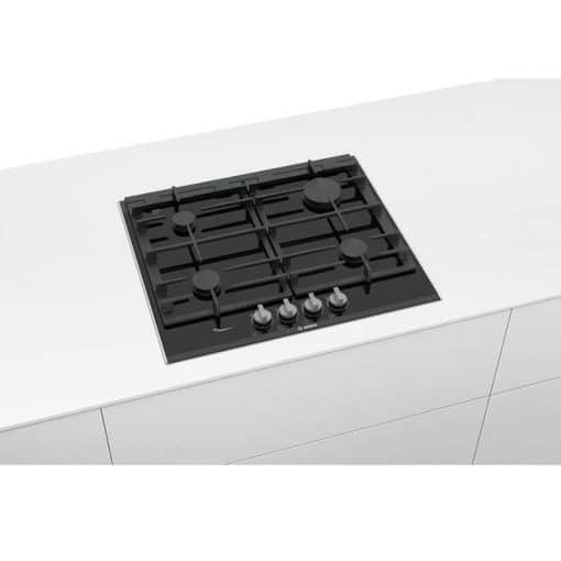 Bosch PRP6A6D70R Series 8 Gas Hob 60 cm Black Ceramic Glass - Image 4