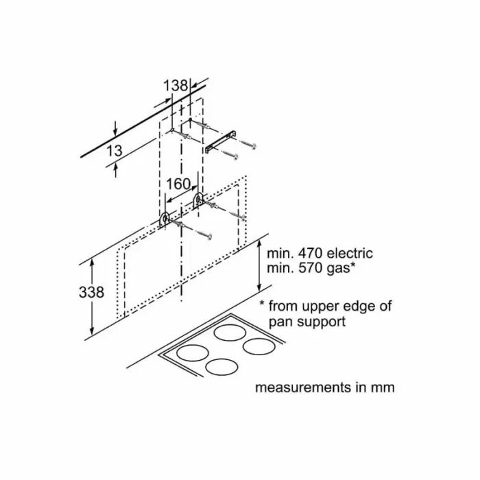 Bosch DWK095G60 Technical Drawing 3 Bosch DWK095G60 Technical Drawing 3