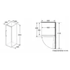 Bosch GSN36VL30U dimensions technical drawing