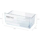 Bosch KSV36VL30U Single Door Fridge Drawer Dimensions
