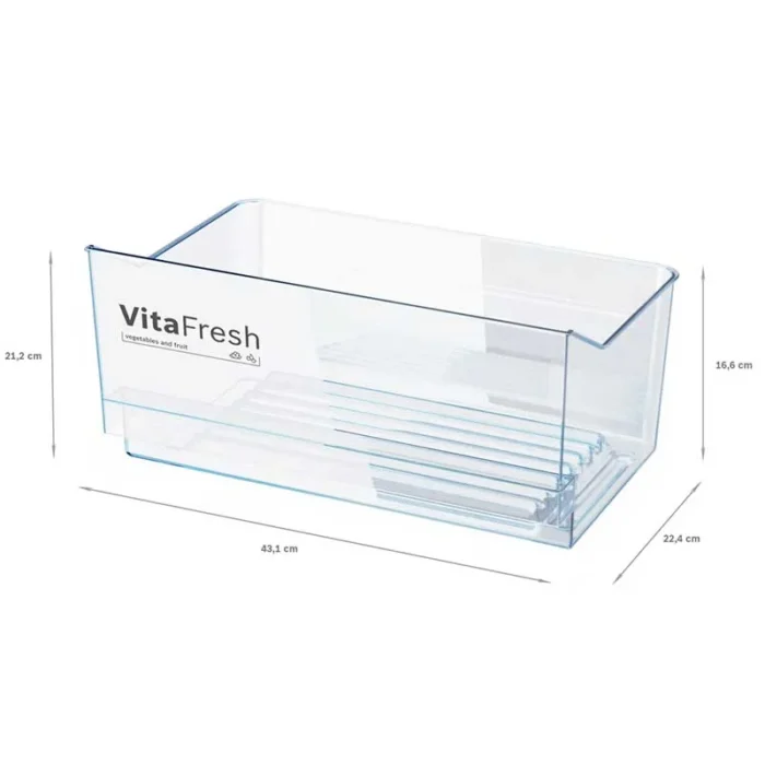 Bosch KSV36VL30U Single Door Fridge Drawer Dimensions