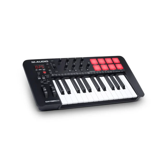 M-Audio Oxygen 25 USB MIDI Controller Angle View