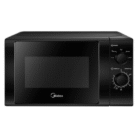 Midea 23 Liters Black Microwave Front View