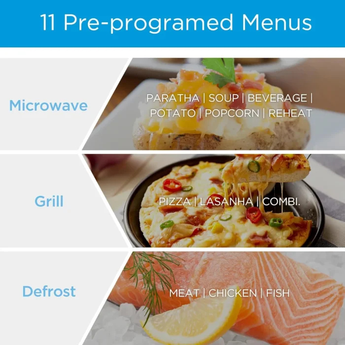 Midea EG9P032MX 11 Menus