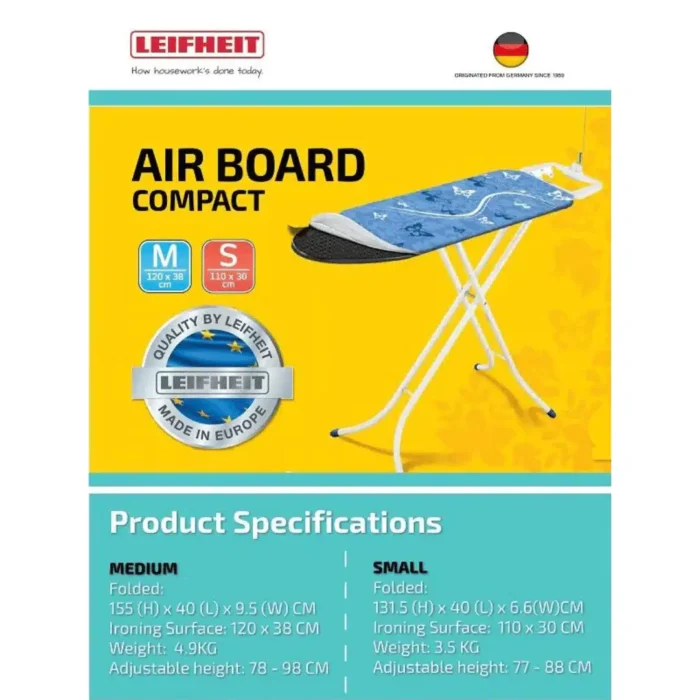 Leifheit 72585 Ironing Board Compact