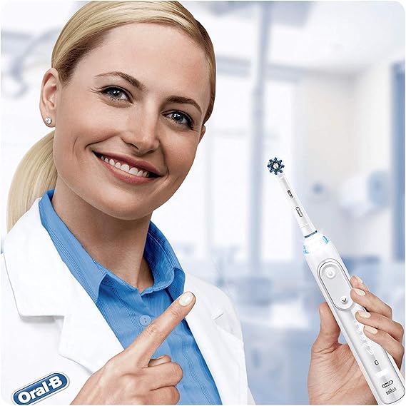 Oral-B Cross Action Replacement Toothbrush Heads Pack of 4 | EB50 - Image 4