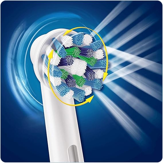 Oral-B Cross Action Replacement Toothbrush Heads Pack of 4 | EB50 - Image 3