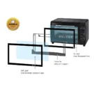 Black and Decker Electric Oven Glass