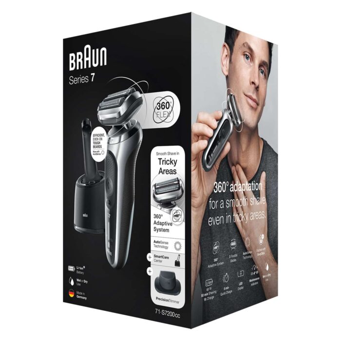 Braun Shaver Series 7 71-S7200cc packaging Braun Shaver Series 7 71-S7200cc packaging