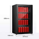 Hisense RBC122N4ASU4 Dimensions Beverage Cooler